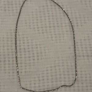 925 Sterling Silver Rhodium Plated Diamond Cut Necklace 20”